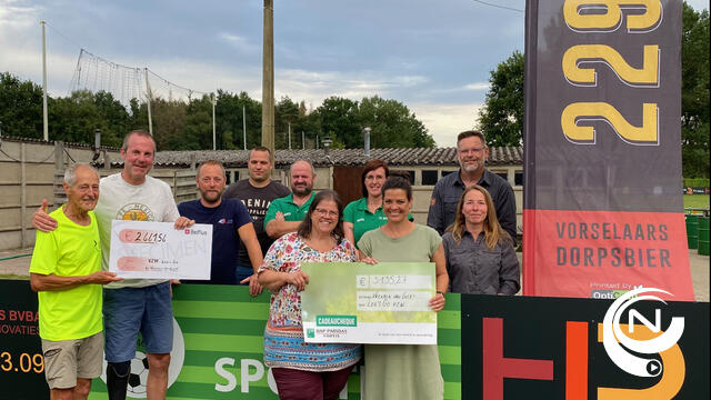 'Reünie ter Herdenking van Geert' schenkt cheque van €5.797 aan Leg’s Go vzw
