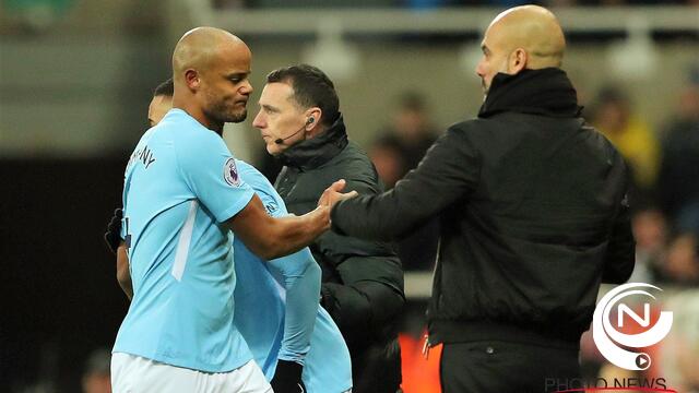 ManCity wint zuinig en ziet Vincent Kompany weer uitvallen