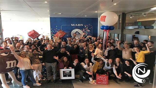 Mars Belgium Olen 10e jaar op rij verkozen tot Great Place To Work®