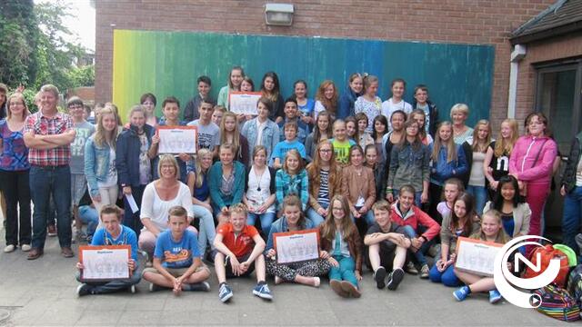 5 klassen van Sint-Lutgardisinstituut ontvangen diploma ‘Rookvrije Klas’