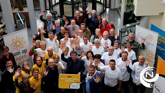 Mol gelauwerd door Kom op tegen Kanker