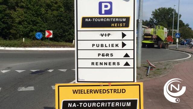 Na-Tourcriterium Heist met Serge Pauwels, Stybar, Van Aert en Van der Poel 