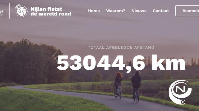 Nijlen probeert tweemaal rond de wereld te fietsen