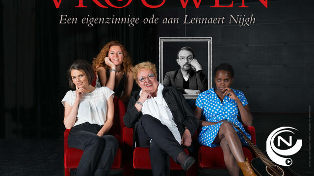 Nijghse vrouwen op Kleinkunstfestival op dorpsplein in Olen op 26 juli 