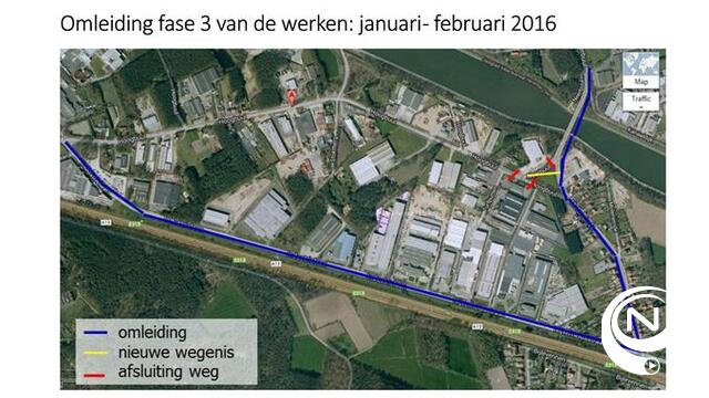 Nieuwe brug en heraanleg kruispunt Hoogbuul - Moleneinde Olen
