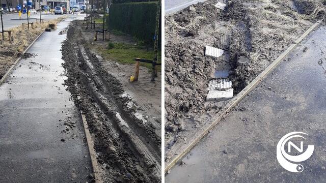 Opnieuw vandalisme aan werken in centrum Olen 