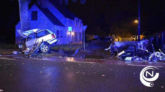 Dode en 5 lichtgewonden bij zwaar verkeersongeval in Bevrijdingsstraat Sint-Lenaarts 