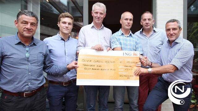 Olivia's Wielervrienden overhandigen €10.000 aan Olivia Hendrickx Research Fund 