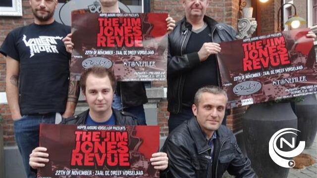 Uniek concert topformatie Jim Jones Revue (UK) @ zaal De Dreef Vorselaar op 22/11 - win 5 tickets
