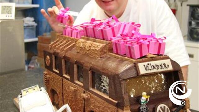 Herentalse chocolatier Dirk Driessen maakt Lego-VW-busje in chocolade