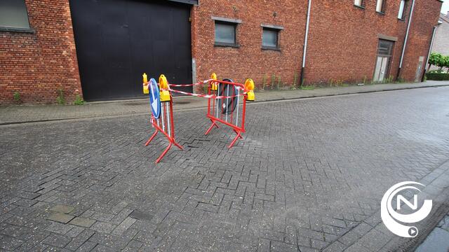 Nieuwe wegverzakking in Markgravenstraat
