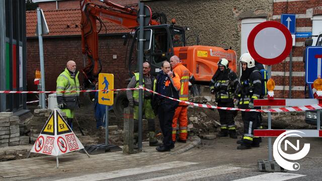 Gaslek bij wegenwerken Collegestraat : campus kOsh geëvacueerd, niemand gewond