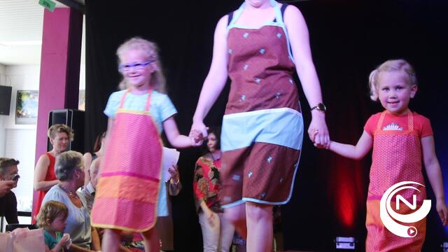 DTL CVO : zonovergoten tentoonstelling en modeshow cursisten