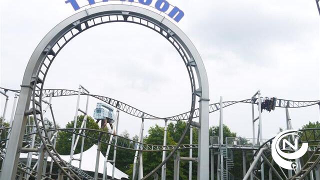 Typhoon  Bobbejaanland blijft opnieuw vasthangen