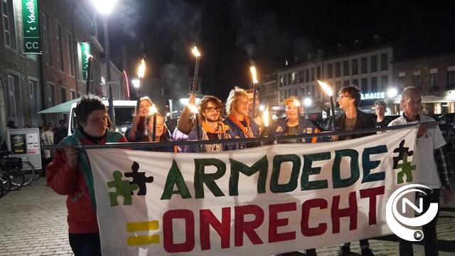 Werelddag van Verzet tegen Armoede : fakkeltocht door Herentals