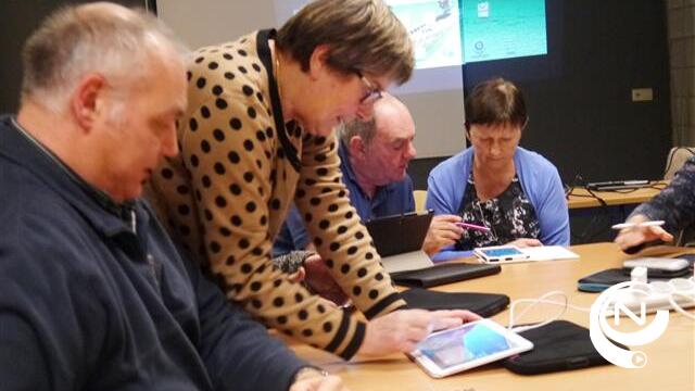 Info- en oefensessies voor Ipad en Android tablet in bib