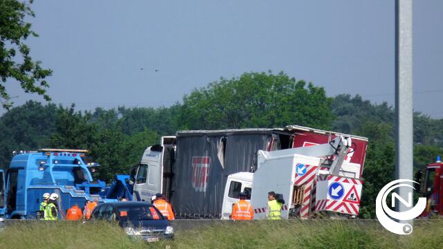 Botsing op E313 zorgt voor fileleed 