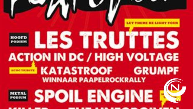 Les Truttes maken affiche PaApelrock compleet 
