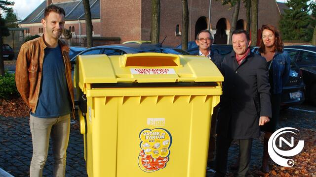 Bewoners appartementsblokken kiezen voor gemeenschappelijke papiercontainers