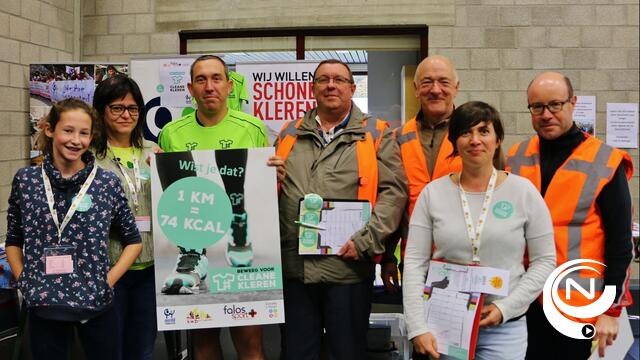 KWB en FALOS-SPORT+ lopen 300.000 kcal bijeen voor cleane kleren