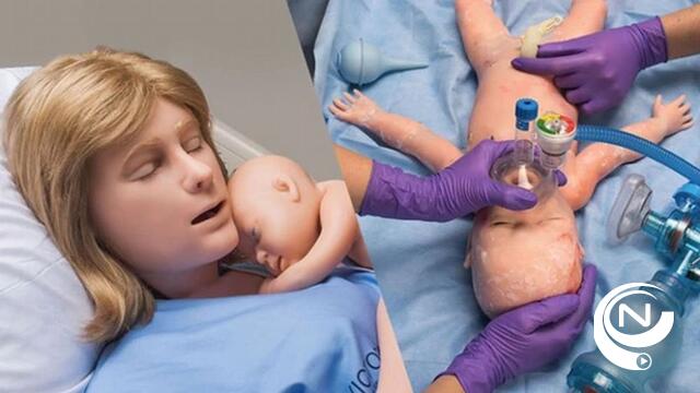 Tory, 's werelds meest geavanceerde neonatale robot, voor studenten Vroedkunde op Campus Turnhout