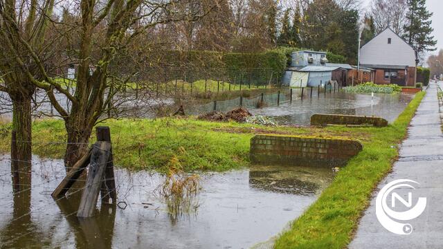 Fel onweer zet Herselt opnieuw onder water 