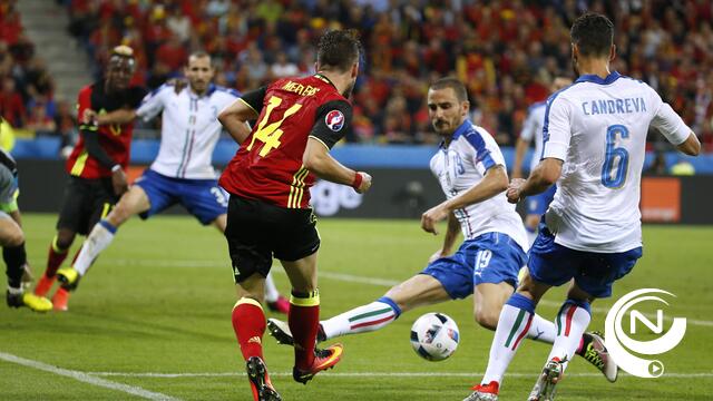 Rode Duivels missen kansen en verliezen met 0-2 van Italië