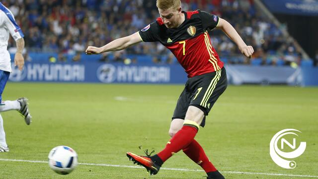 Eden Hazard sukkelt met knie, De Bruyne blessure aan de hand 