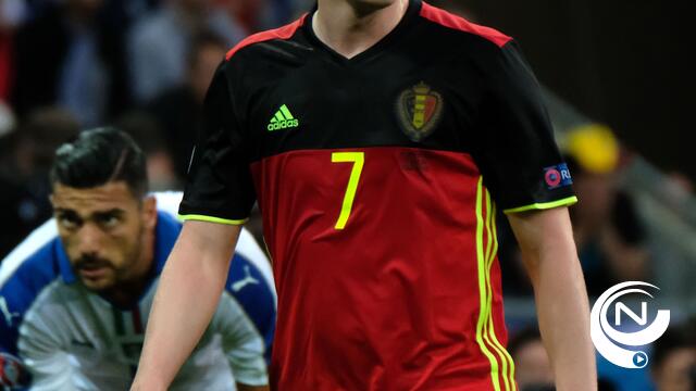 De Bruyne sukkelt met lichte blessure aan de hamstrings 