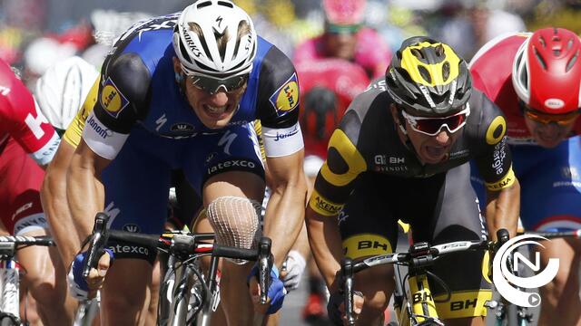 Marcel Kittel wint in Limoges machtsspurt millimeters voor Coquard en Sagan 