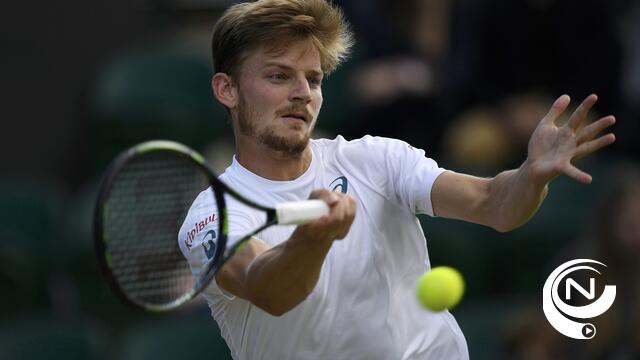 David Goffin speelt op Wimbledon de 1/8e finale 