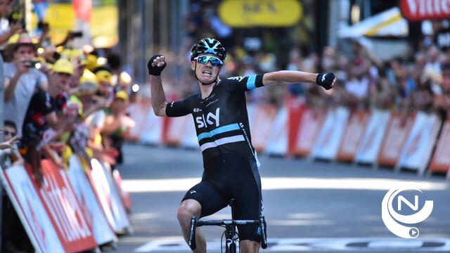 Froome maakt indruk in afdaling Peyresourde en pakt gele trui