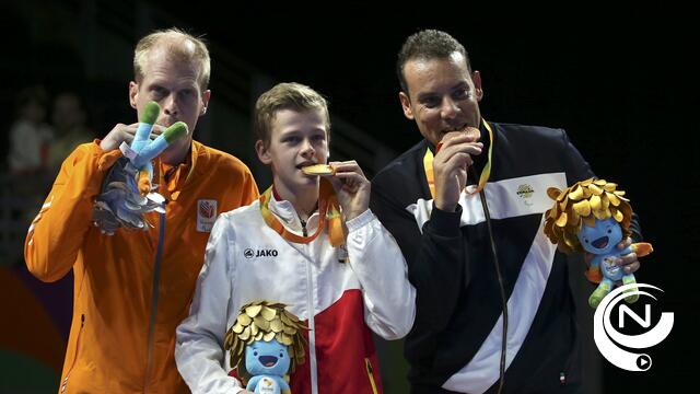16-jarige Laurens Devos uit Malle wint goud op Paralympics in Rio 