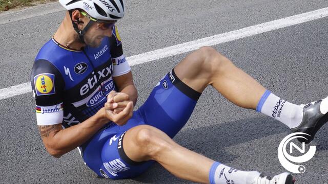 Tom Boonen valt in 4e rit Eneco Tour 