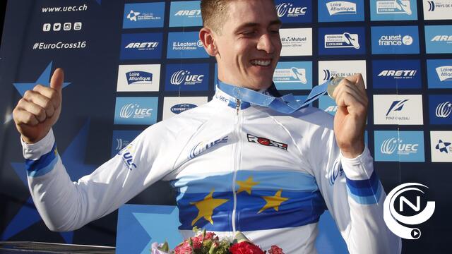 Toon Aerts Europees kampioen veldrijden in Pontchâteau