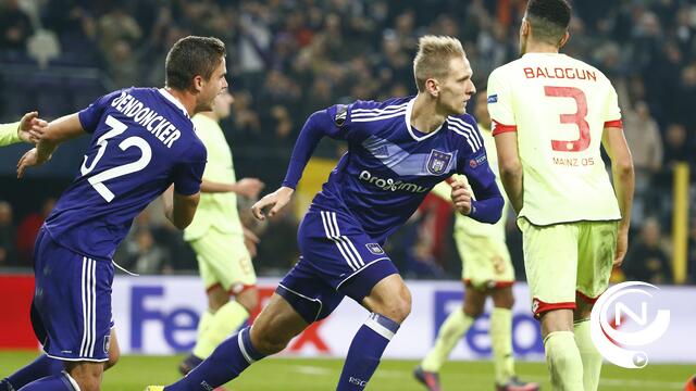 Anderlecht geeft Mainz pandoering met 6-1