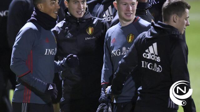 Rode Duivels oefenen woensdagavond in en tegen Nederland