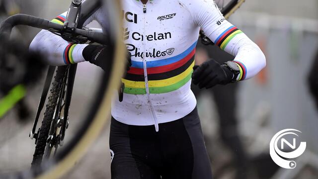 Wout van Aert heeft blessure aan de rechterknie 