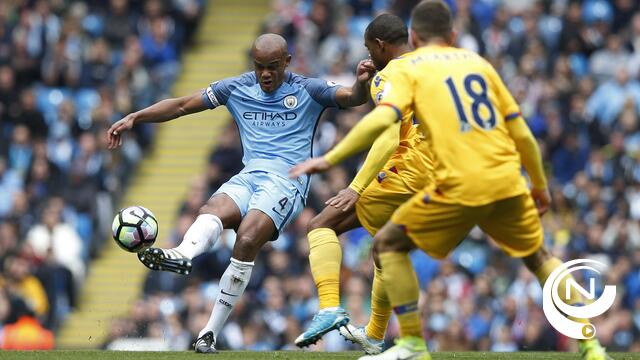 De Bruyne en Kompany scoren in Manchester City-Cristal Palace