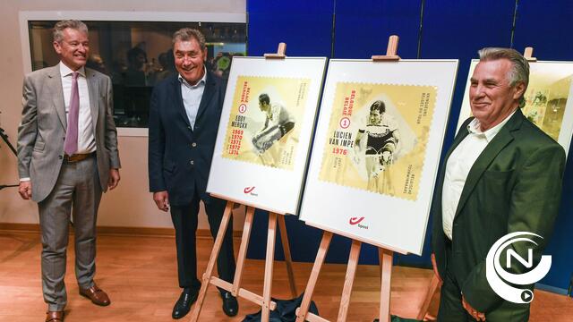 Eddy Merckx en Lucien Van Impe staan op zegelreeks bpost