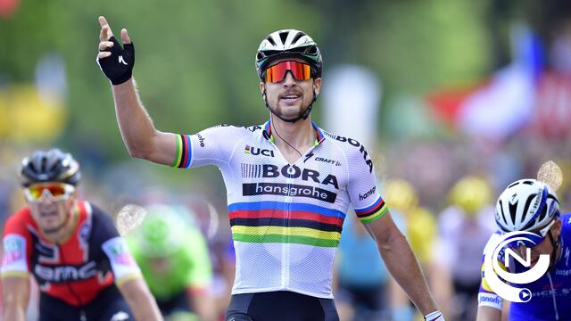 Peter Sagan wint pelotonspurt in Longwy