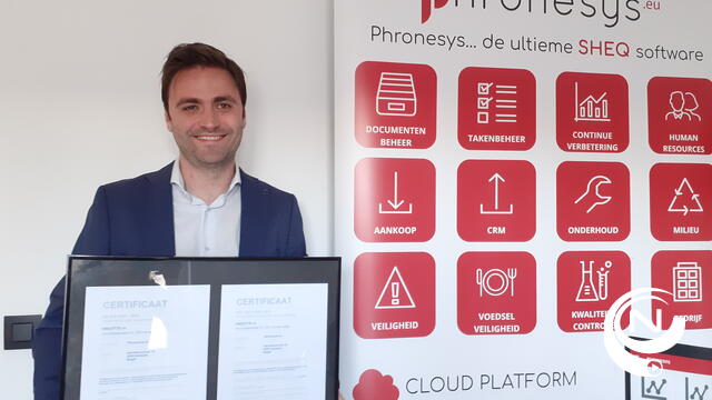 Phronesys uit Herentals behaalt ISO certificaten voor informatiebeveiliging en kwaliteitsbeheer