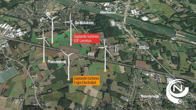 5 windmolens op Plassendonk en Hoevereveld Molekens? : 'Schepencollege heeft té laks gereageerd'
