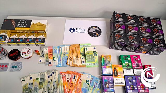 Politie Neteland Foto illegale middelen