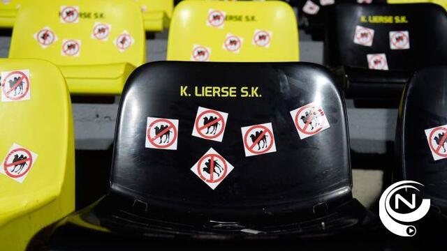 Ontevreden supporters KSK Lierse gooien vuurpijlen op veld, Lierse-Standard: 2-3