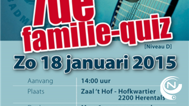 7e familiequiz Herentalse Badmintonclub