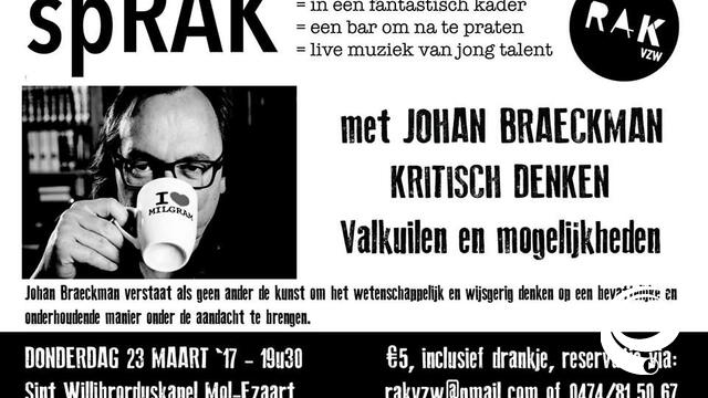 spRAK: Johan Braeckman in de kapel van Mol-Ezaart