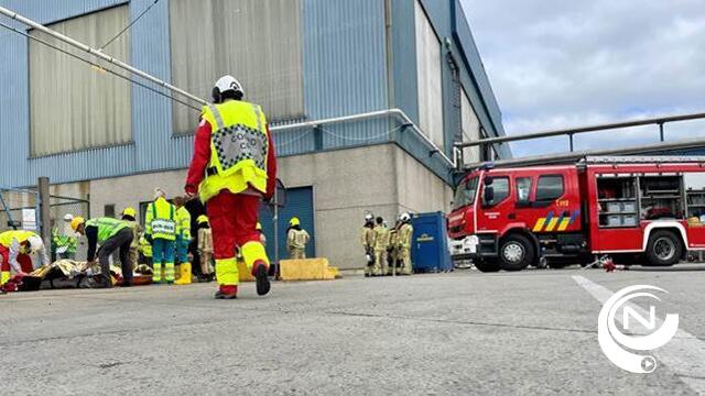 Grootschalige rampoefening ELEKTRA bij Aurubis en Umicore Olen 