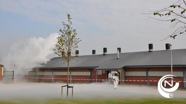 Rampenoefening rond Proefbedrijf Pluimveehouderij