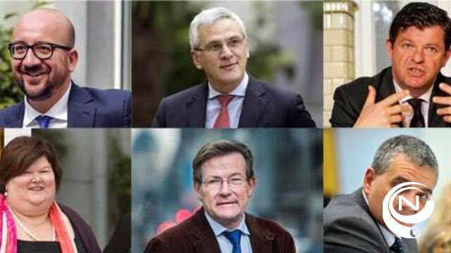 De namen ministers en staatssecretarissen van Michel I